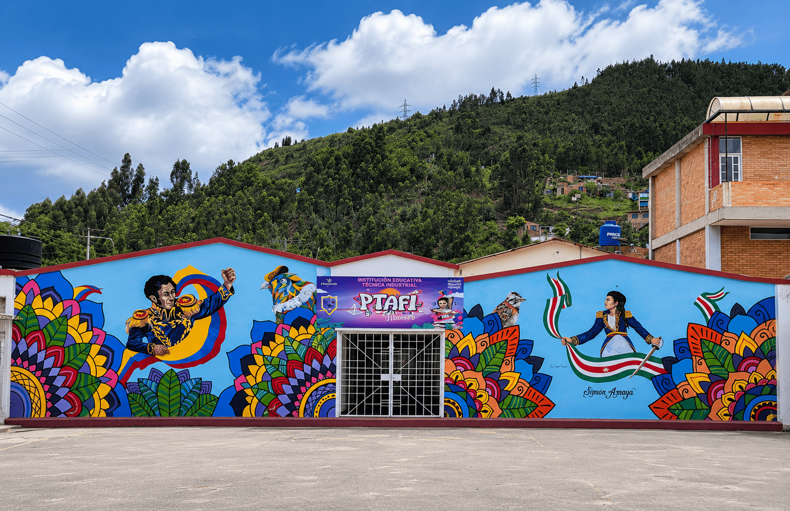 REINAGURACION DEL MURAL – HOMENAJE AL MAESTRO JUAN DAVID VILLATE  LAGOS